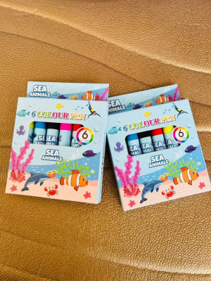 SET 6 PLUMONES COLOUR PEN1