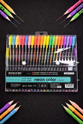 60 LAPICES DE GEL NEON COLOR1