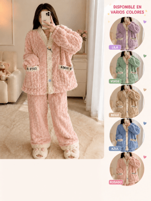 PIJAMA CON BOTONES 2 PIEZAS