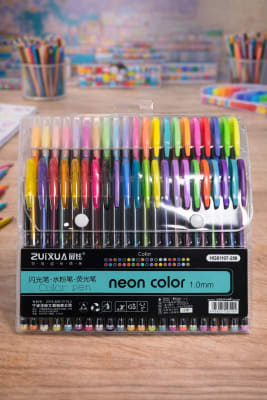 36 LAPICES DE GEL NEON COLOR
