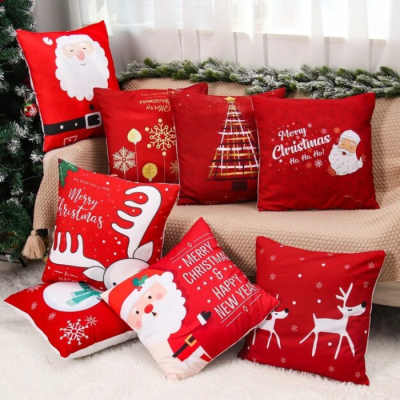 FUNDA DE COJIN NAVIDEÑO