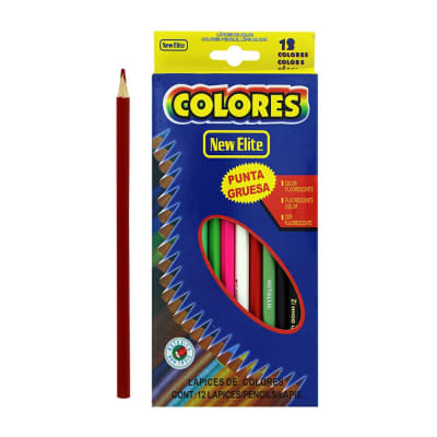 LAPICES DE COLORES NEW ELITE 12