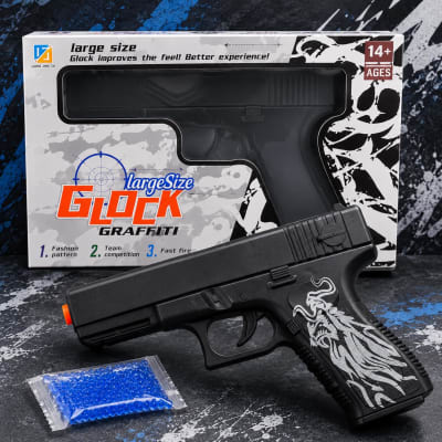PISTOLA DE JUGUETE GLOCK GRAFFITI