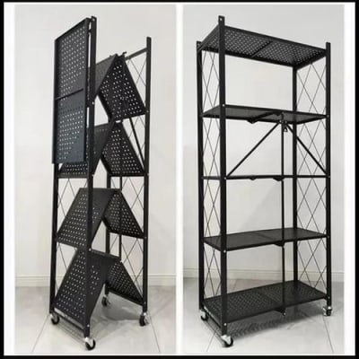 ESTANTE PLEGABLE CON RUEDA 5 NIVELES