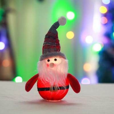 MINI MUÑECO DE NIEVE TERCIOPELO