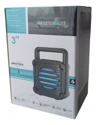 PARLANTE PORTABLE NEGRO GTS-13631