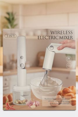 BATIDOR ELECTRICO DE ALIMENTOS DE MANO