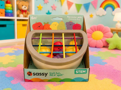 JUGUETE SENSORIAL DE FRUTAS  SASSY