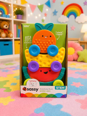 JUGUETE APILABLE FRUTAS MOVILES SASSY1