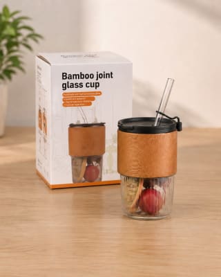 VASO DE VIDRIO FUNDA CUERO1