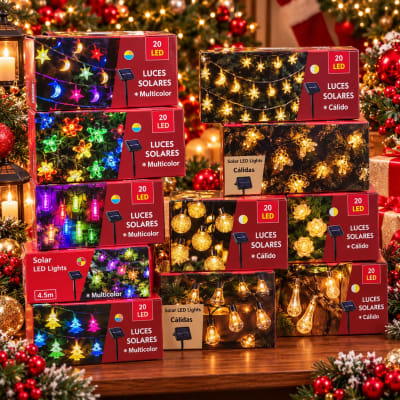 LUCES SOLAR NAVIDEÑAS DISEÑOS SURTIDOS1