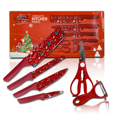 SET DE CUCHILLO NAVIDEÑO