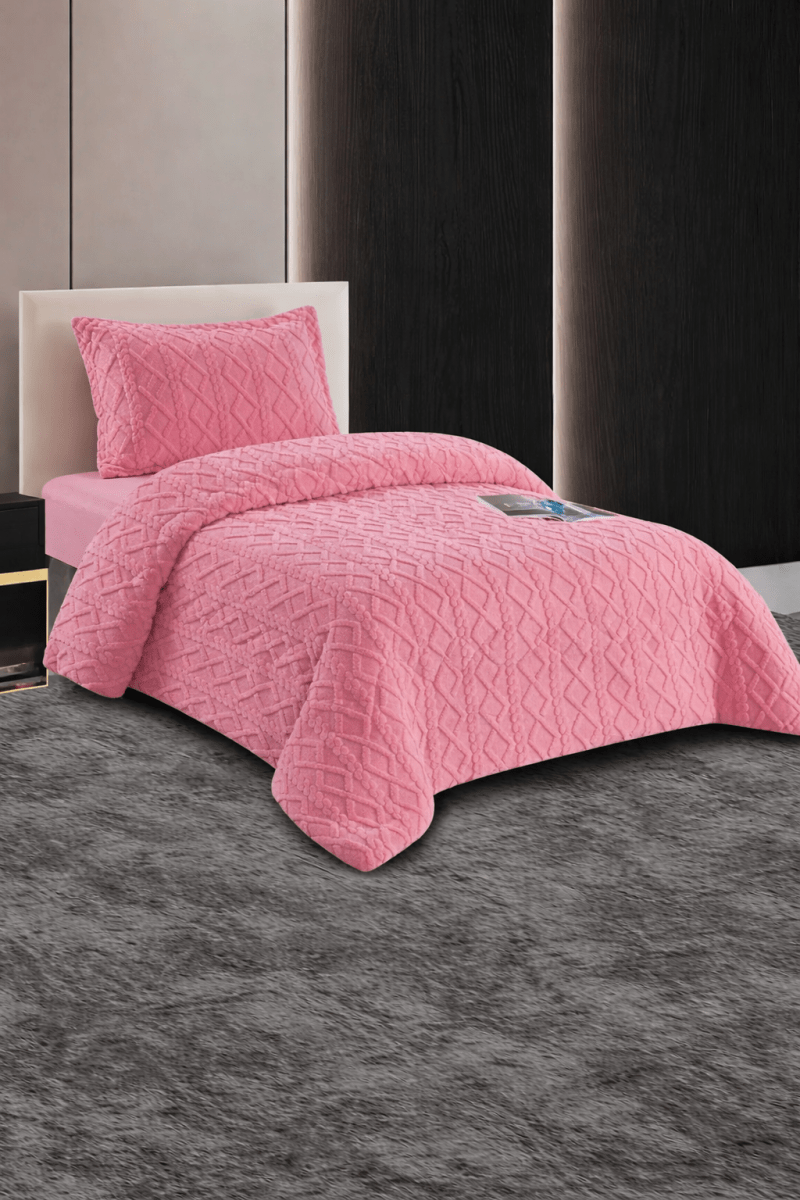 COBERTOR TRENZADO 1.5 PLAZA + 1 FUNDA5