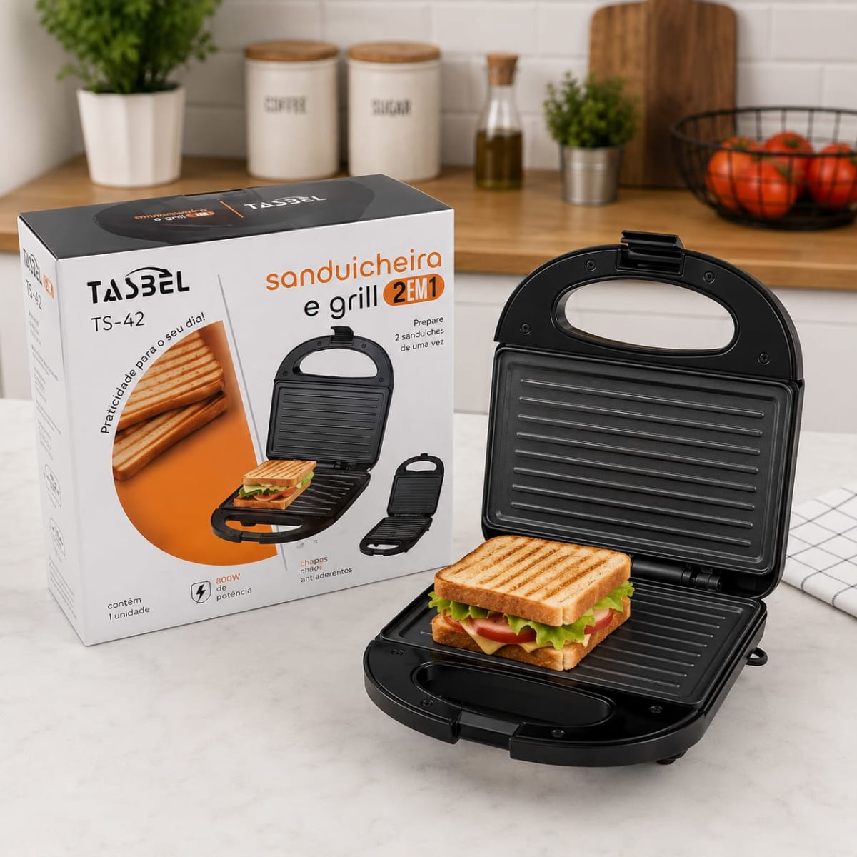 MAQUINA SANDWICHERA PARRILLERA TS-42 0
