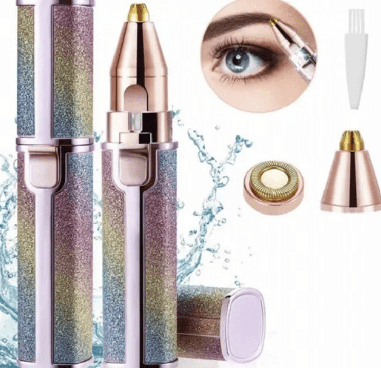 DEPILADORA FACIAL 2 EN 1 A PILA 0