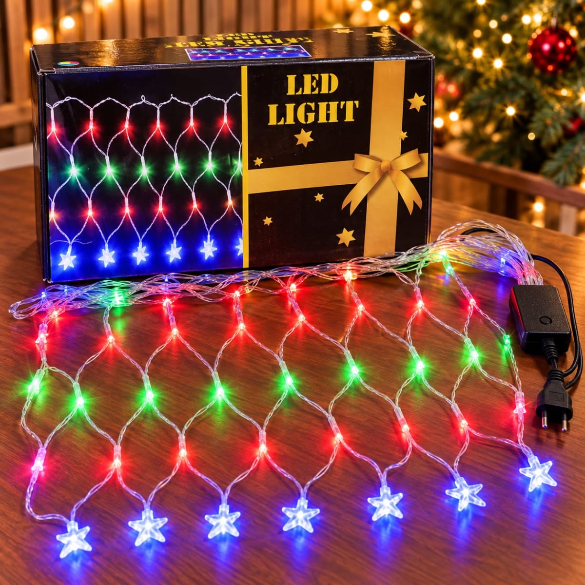 CORTINA CON ENCHUFE LED LIGHT 0