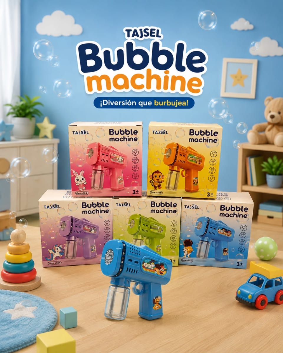 PISTOLA DE BURBUJA BUBLE MACHINE4