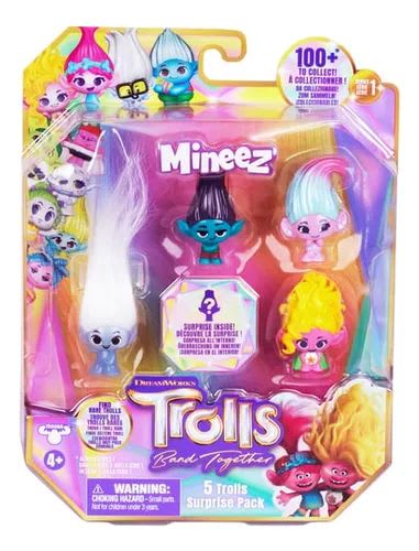 PACK 5 MINIFIGURITAS TROLLS 0