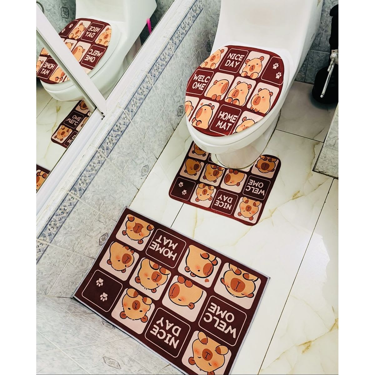 SET DE BAÑO DE CAPIBARA 0