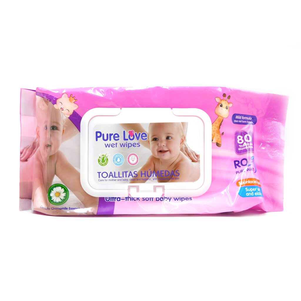 TOALLITAS HUMEDAS PURE LOVE3