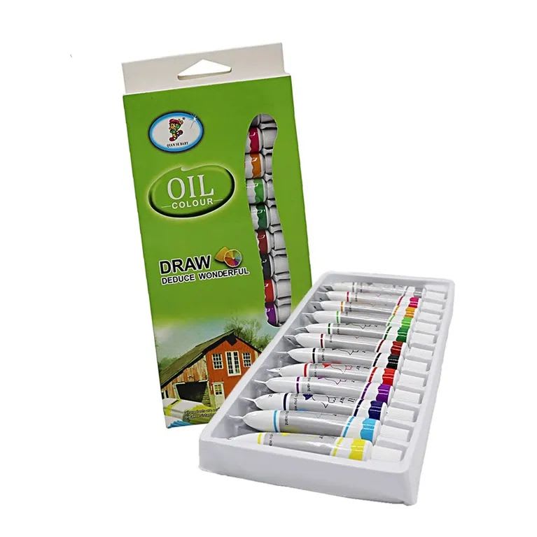 SET DE PINTURA OLEO 12 COLORES2