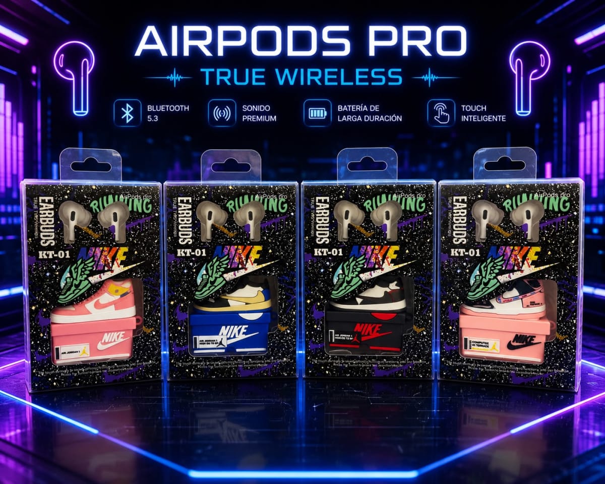 AUDIFONO BLUETOOTH ZAPATILLA KT-013