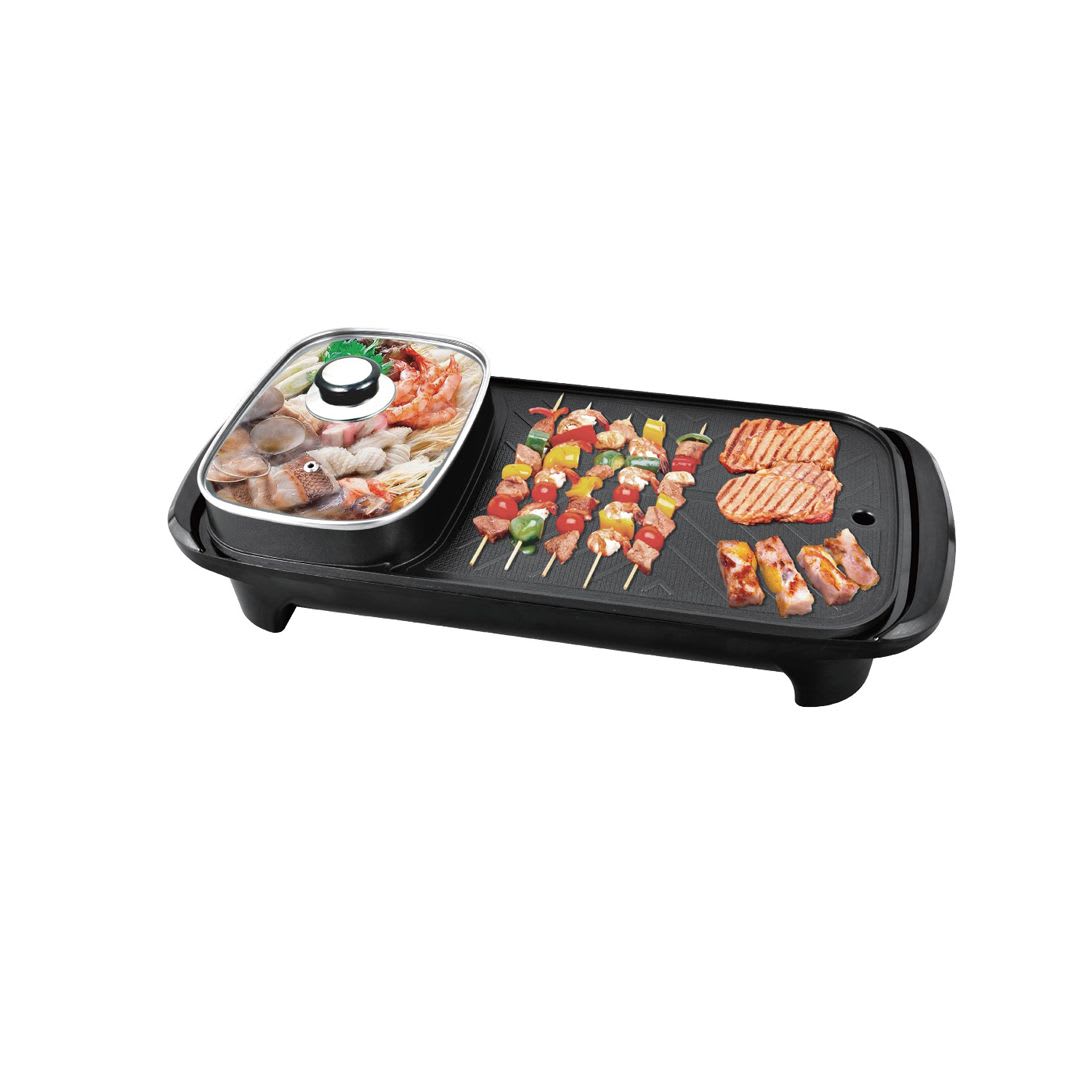 PLANCHA PARRILLERA ELECTRICA CON OLLA2