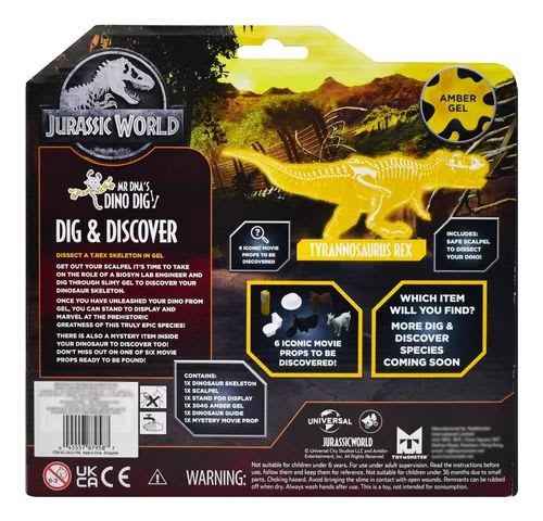 SET ESCABACION ESQUELETO DINOSAURIO JURASSIC WORLD1