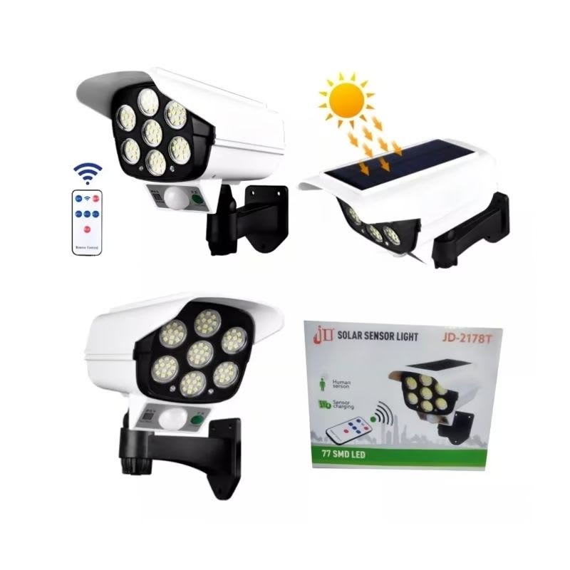 FOCO LED SOLAR TIPO CAMARA2
