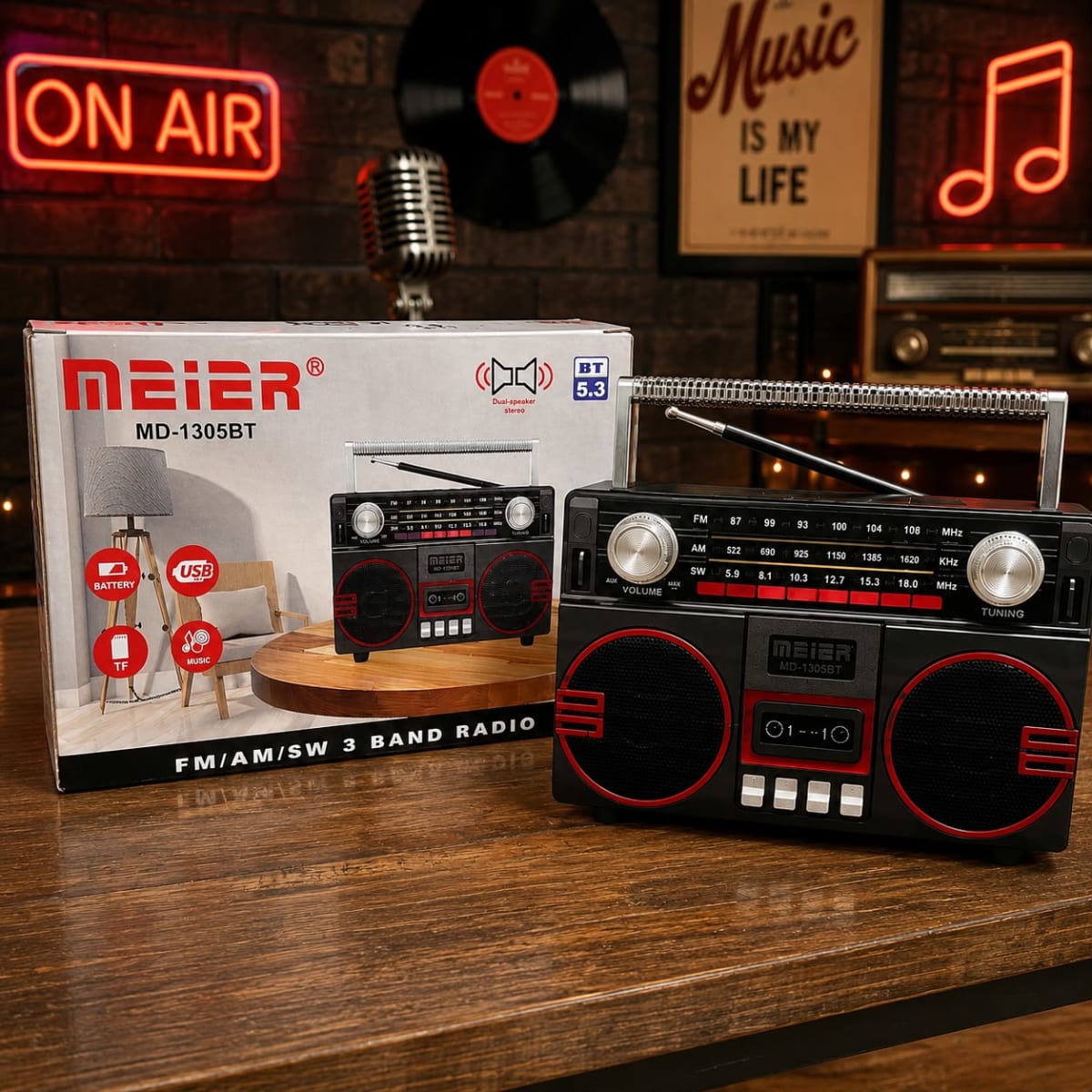 RADIO CASSETTE MD-1305BT 0