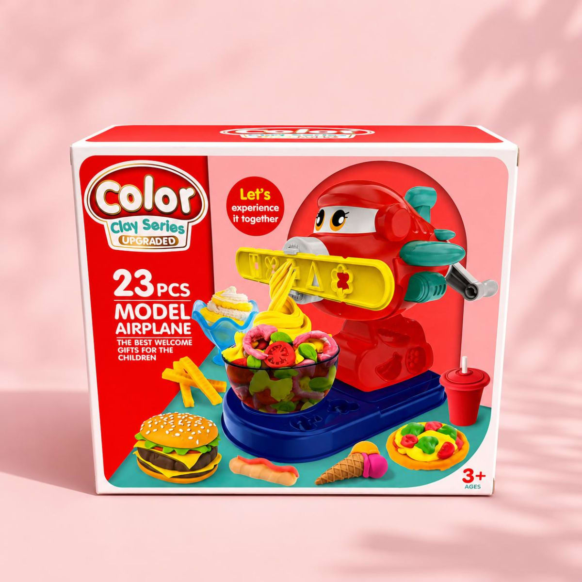 AVION MOLDEADOR DE PLASTICINA COLOR CLAY SERIES2