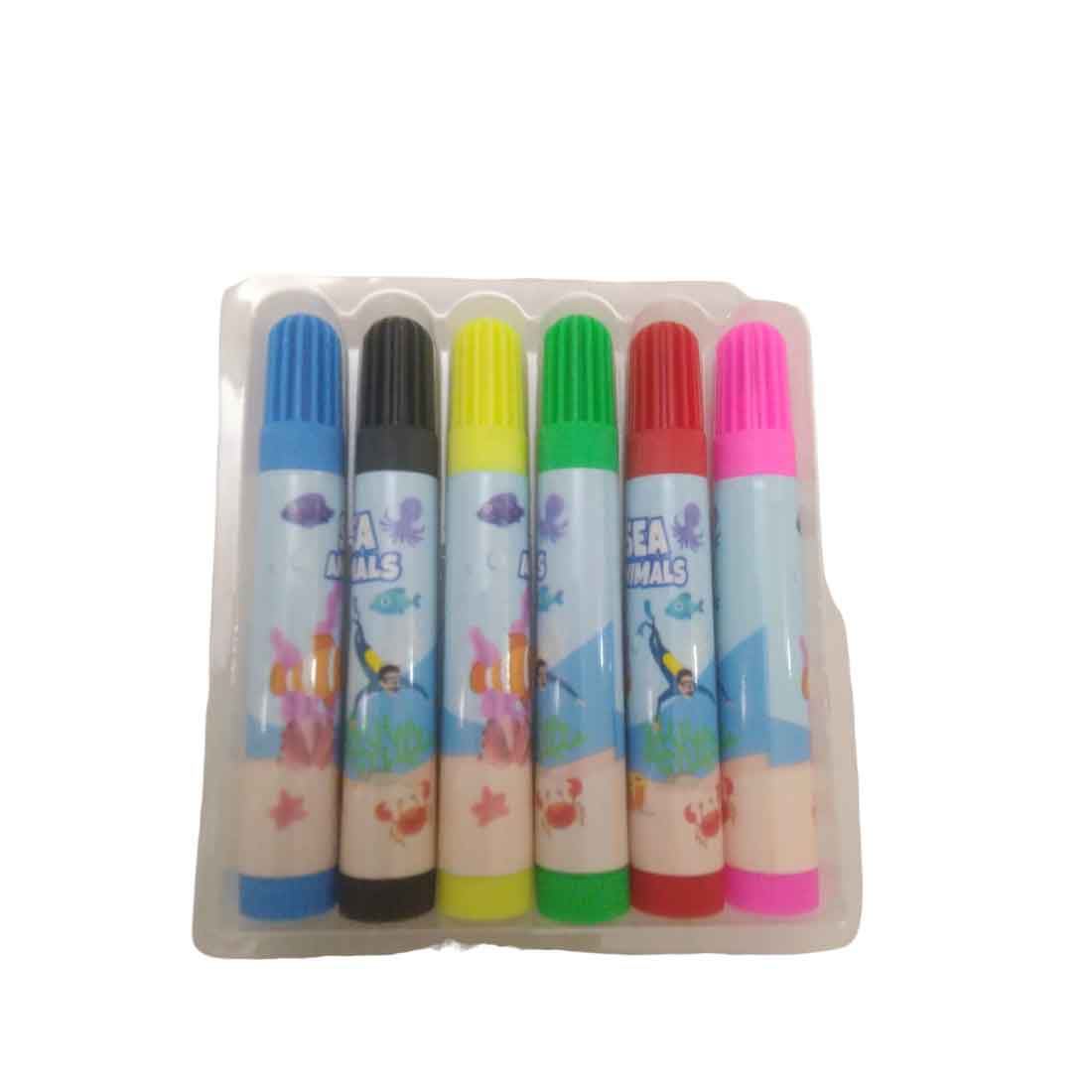 SET 6 PLUMONES COLOUR PEN2