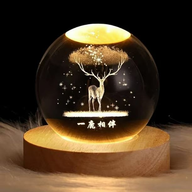 LAMPARA 3D CRISTAL DISEÑOS SURTIDOS3