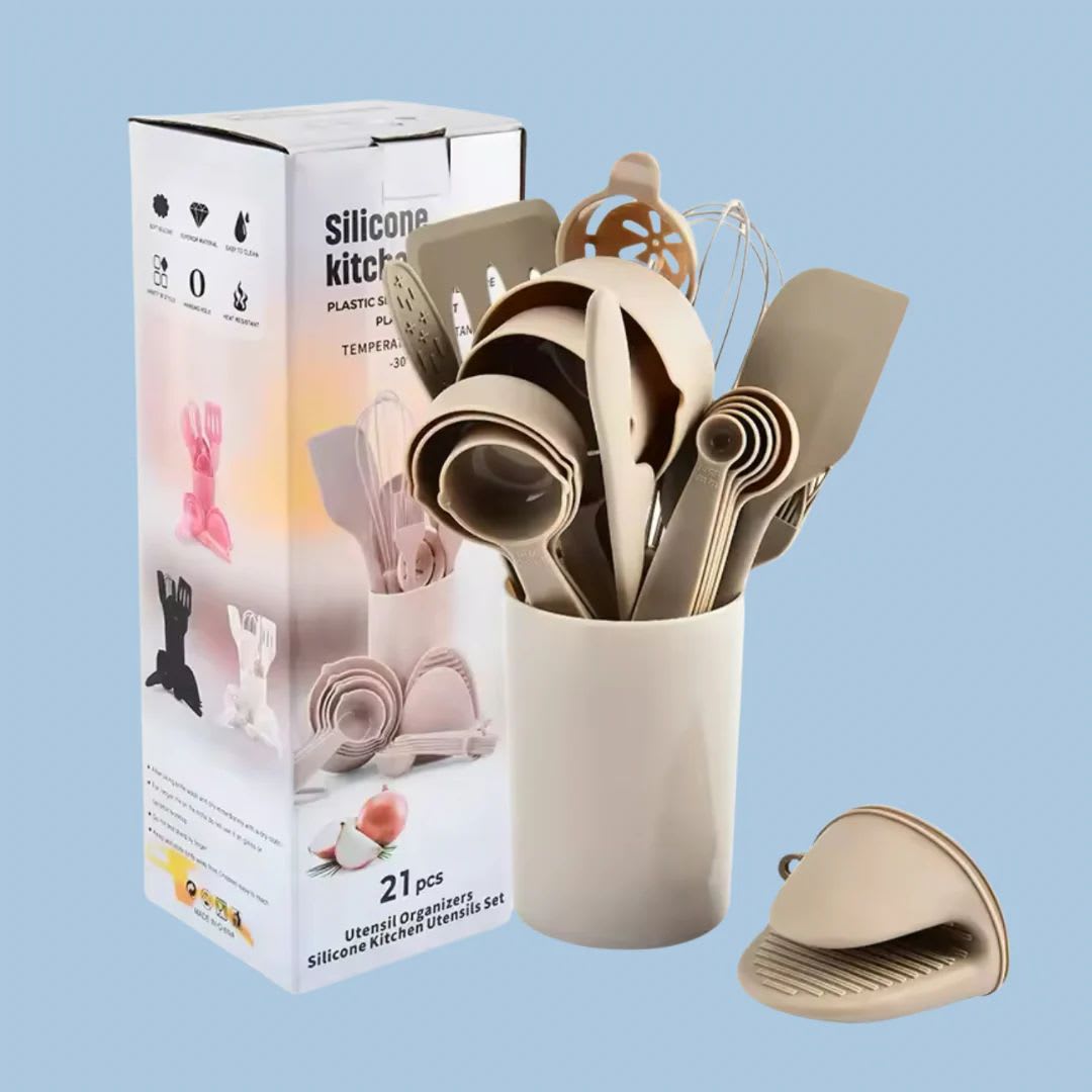 SET UTENSILIOS DE SILICONA 21PCS2