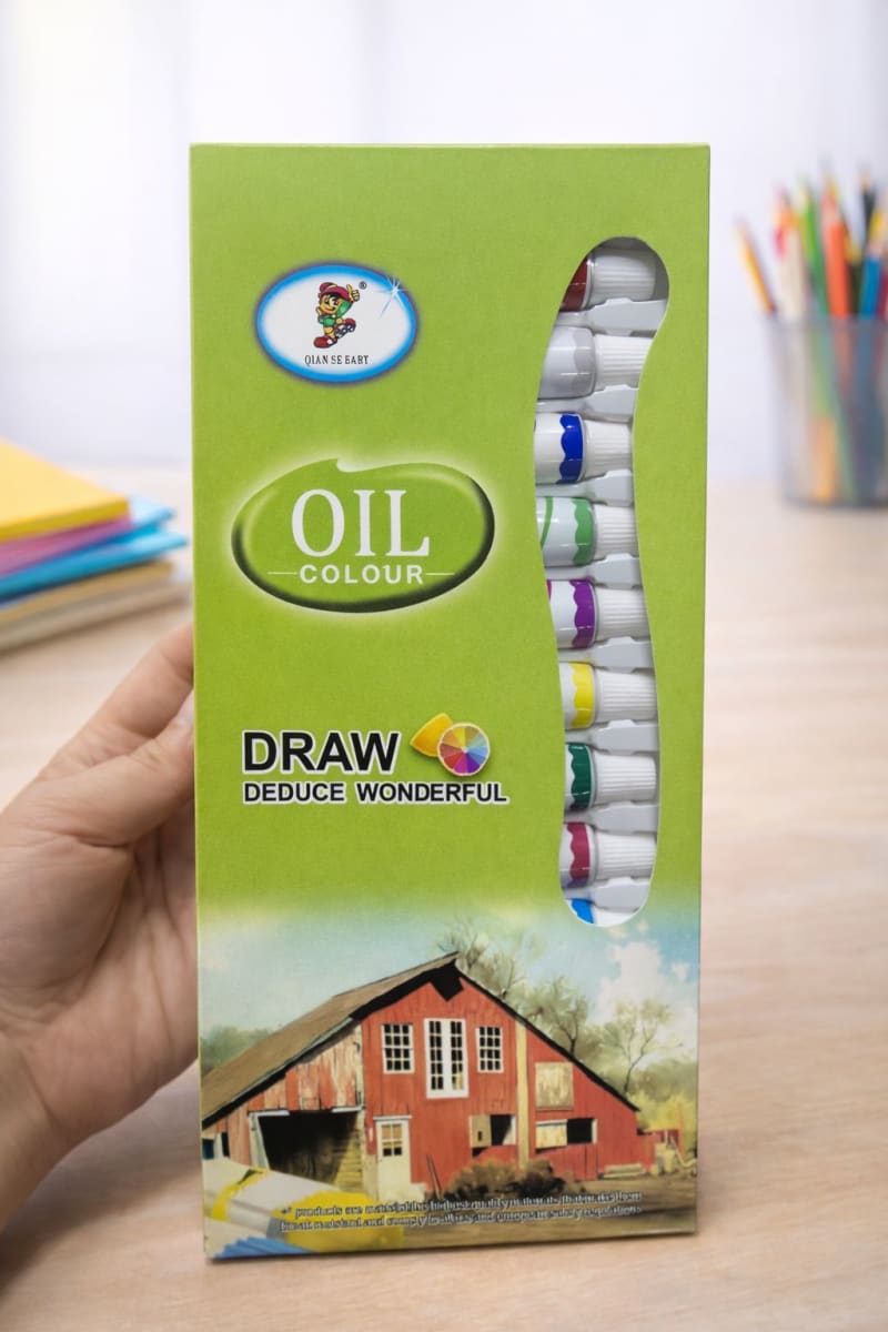 SET DE PINTURA OLEO 12 COLORES 0