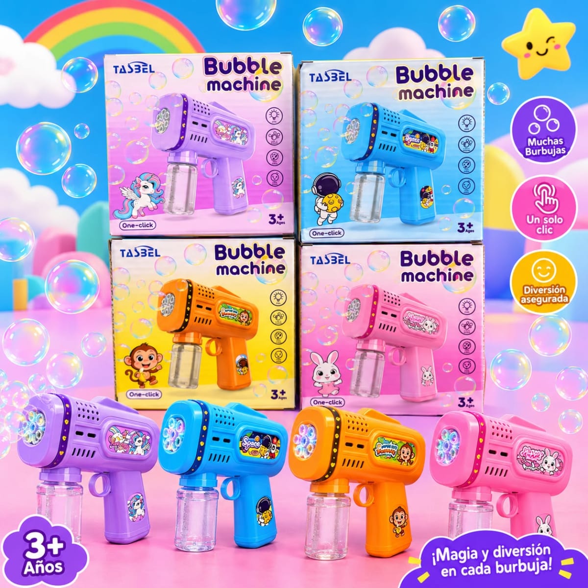 PISTOLA DE BURBUJA BUBLE MACHINE3