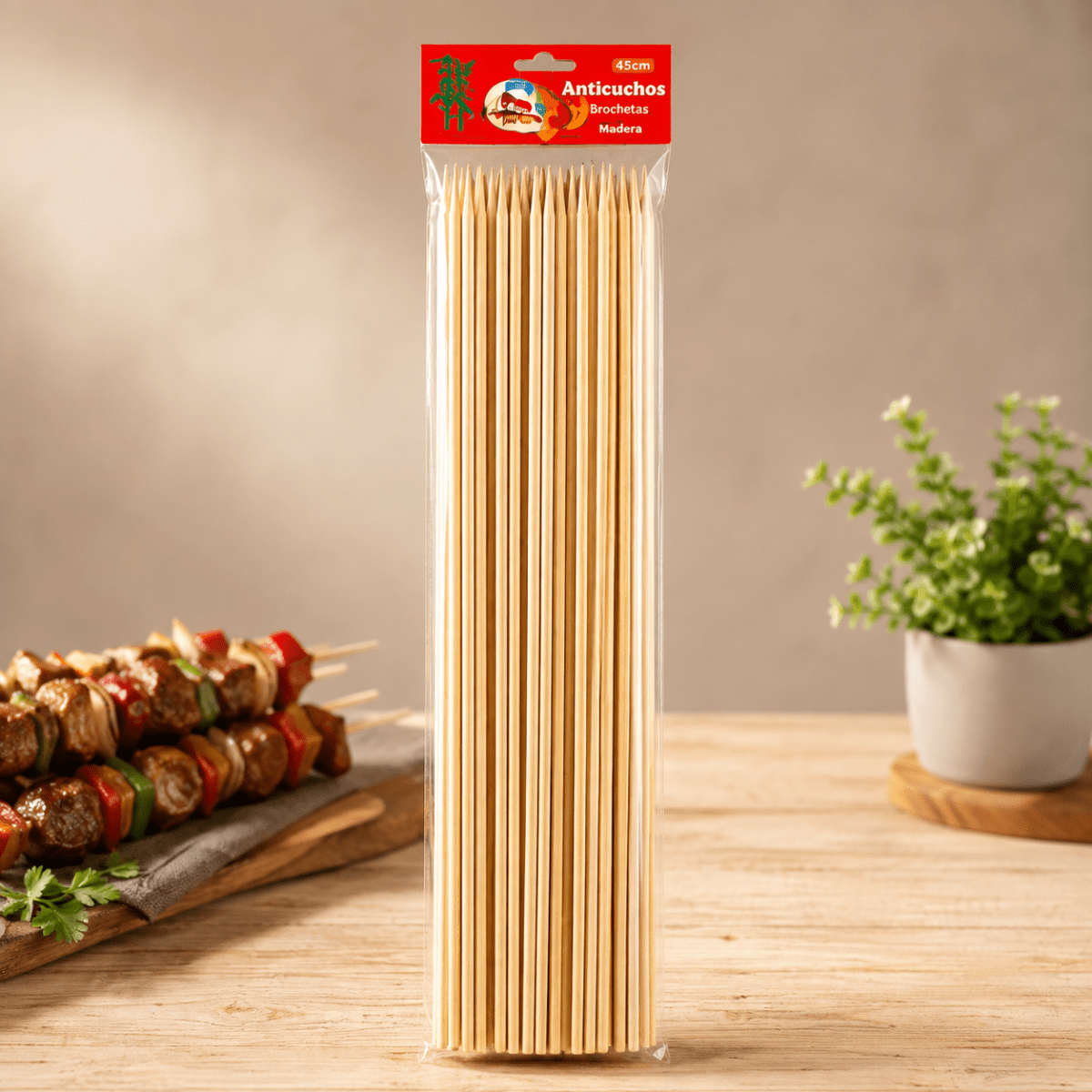 BROCHETAS PARA ANTICUCHO 30CM 0