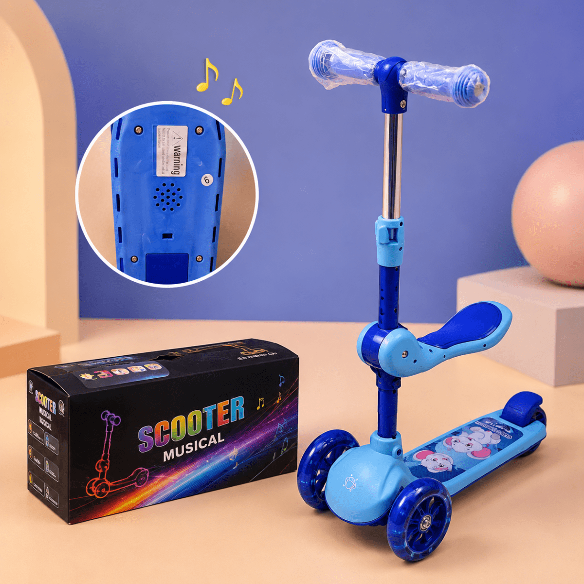 SCOOTER INFANTIL ASIENTO CON MUSICA L22127 0