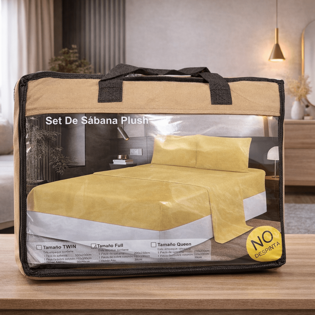 JUEGO DE SABANAS DE PLUSH 2 PLAZAS2