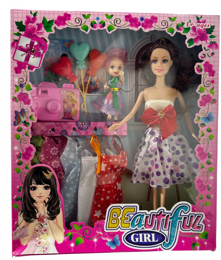 BARBIE CON BEBE BEAUTIFUZ 0