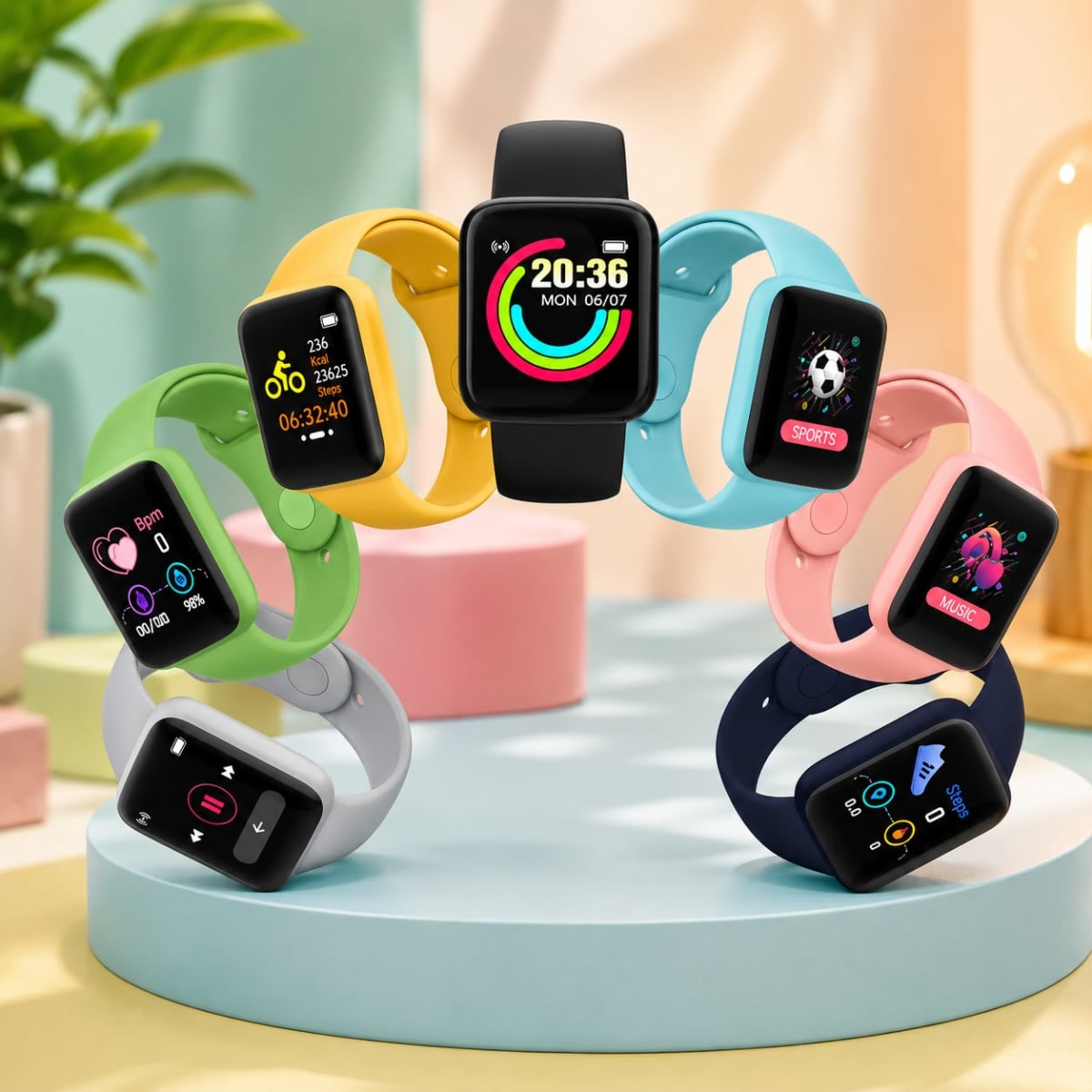 SMART WATCH MACARON COLOR2