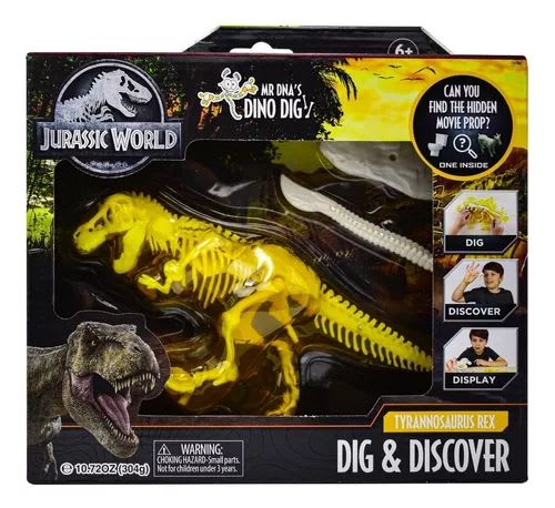 SET ESCABACION ESQUELETO DINOSAURIO JURASSIC WORLD 1