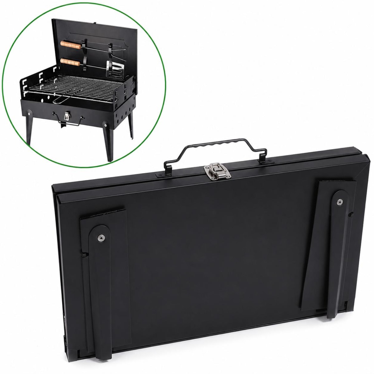 PARRILLA PORTABLE BARBECUE GRILL3