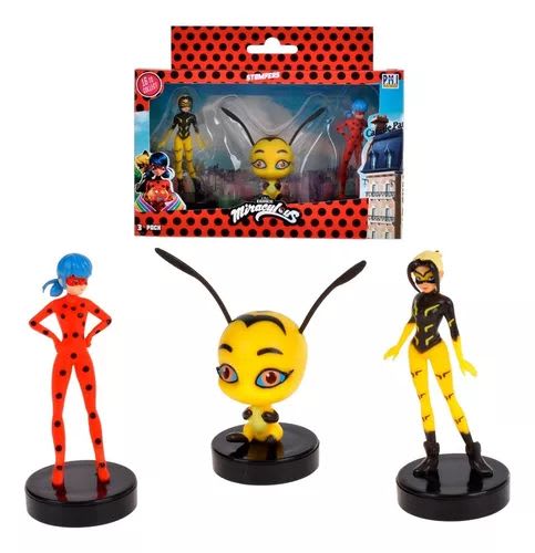 PACK 3 FIFURAS MIRACULOUS TIMBRES 0