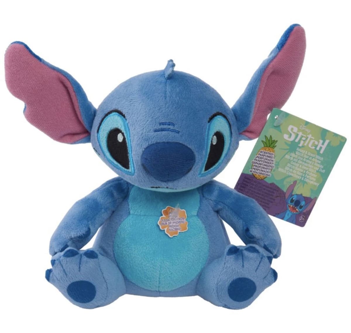 PELUCHE DE STITCH CON AROMA Y SONIDO 15CM2