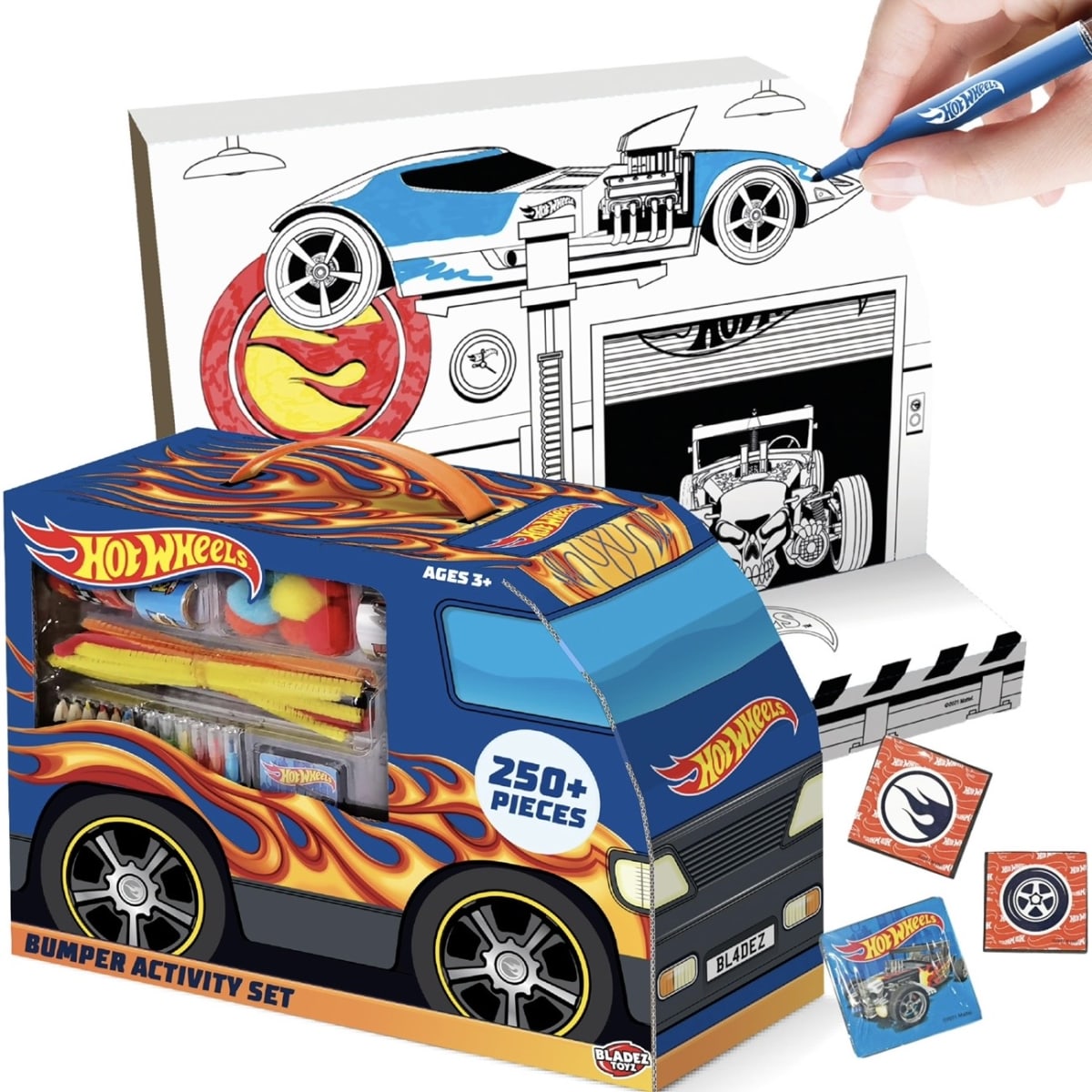 SET DE MANUALIDADES BUMPER HOT WHEELS2