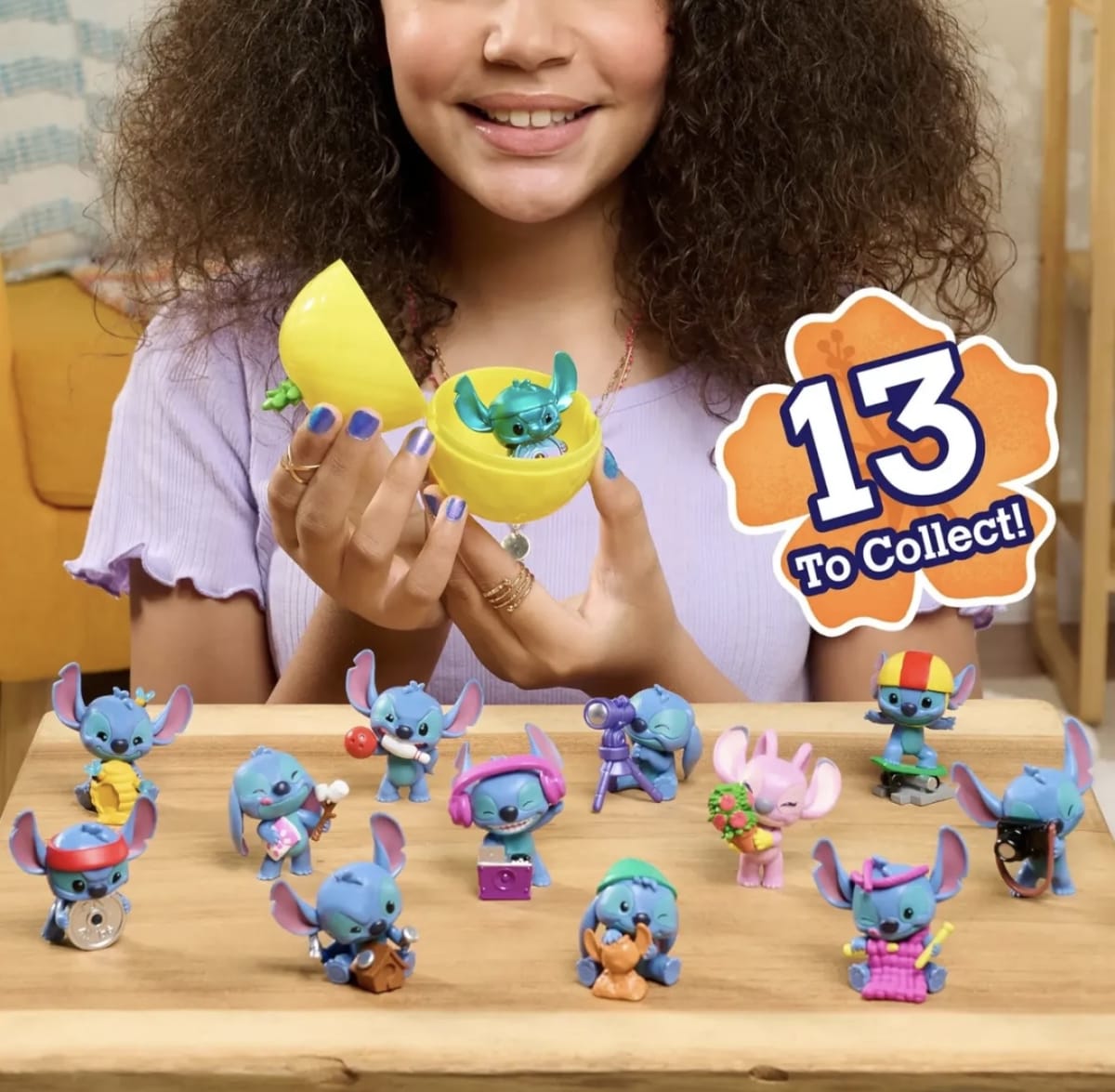 CAPSULAS PIÑA STITCH MINI FIGURAS SORPRESAS 0