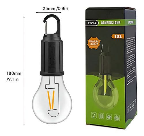 AMPOLLETA RECARGABLE CAMPING 0