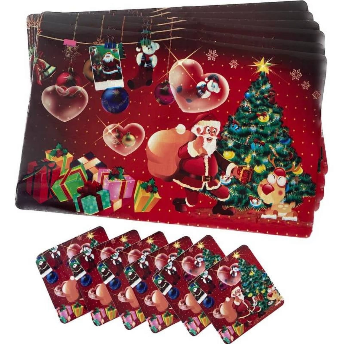 PACK INDIVIDUAL + PORTA VASOS NAVIDEÑO6
