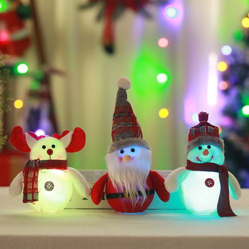 MINI MUÑECO DE NIEVE TERCIOPELO1